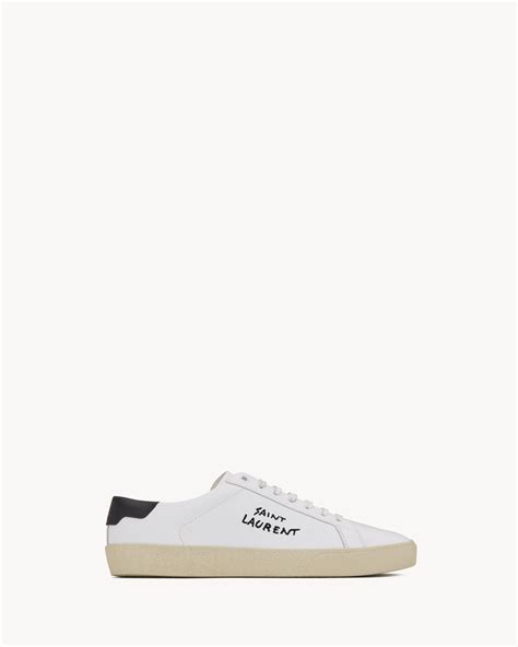 Court classic sl/06 embroidered sneakers in smooth 